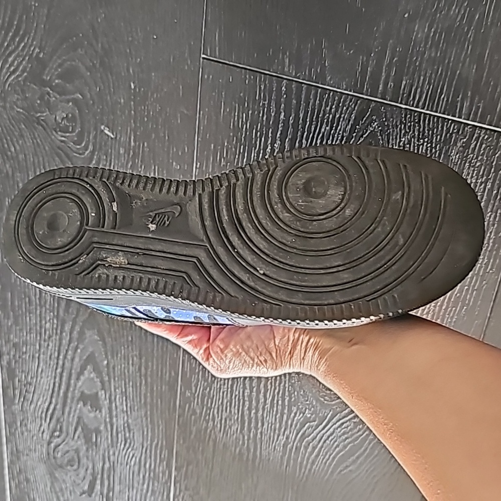 ✨️Custom Made✨ Nike Air Force 1 Travis Scott Astro World 5.5 Y Black Multi color - Picture 8 of 10